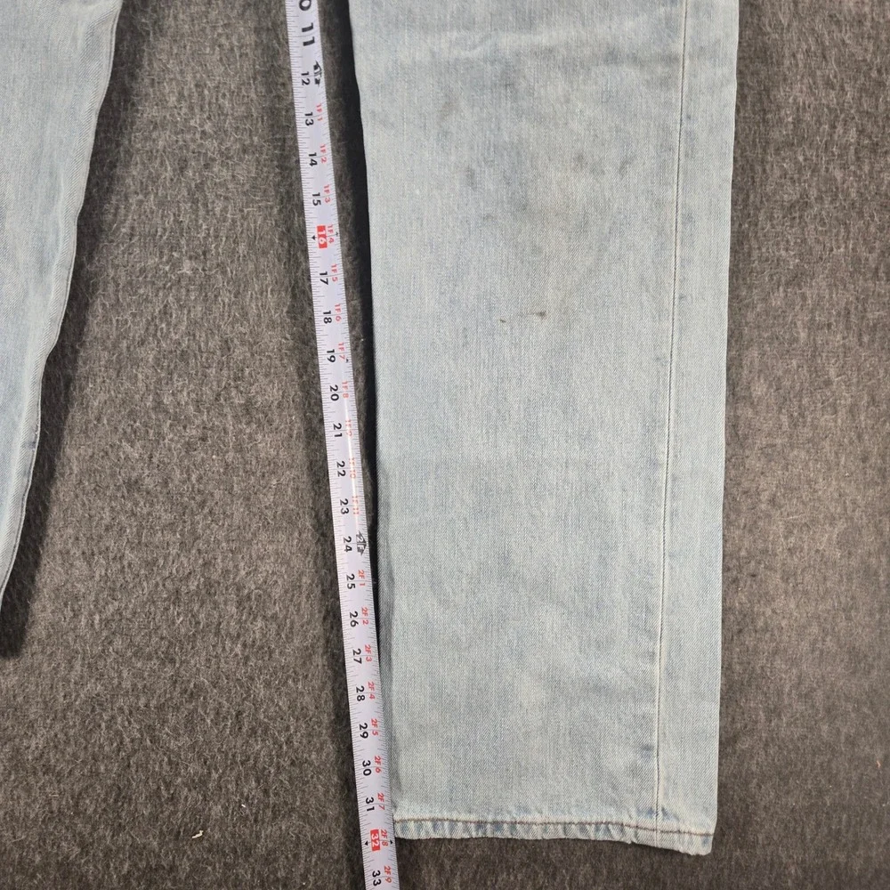VTG Levi's 501 xx Jeans Men 34x32 Light Wash Button Fly Straight Leg Denim